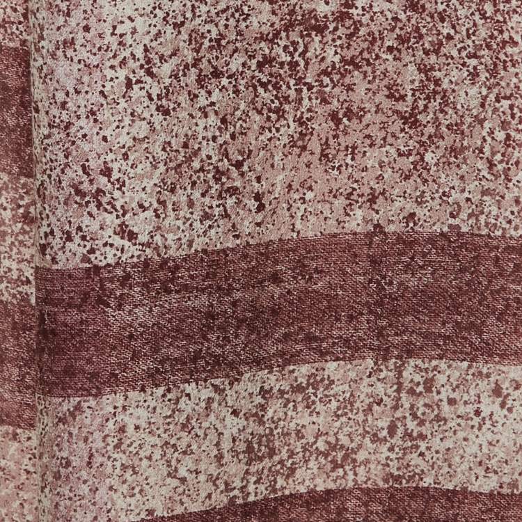 Pre Owned Burberry Pink Checks Silk Scarf 