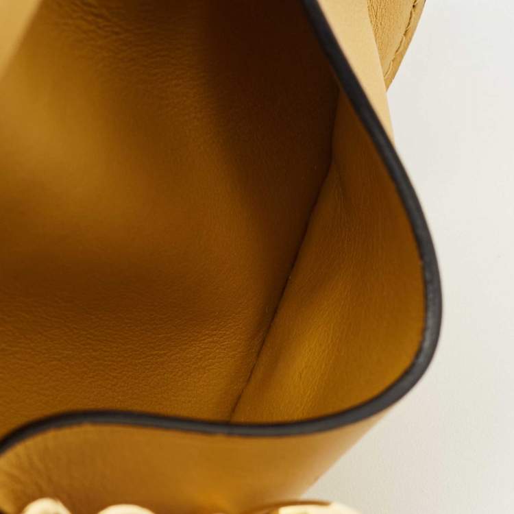 Pre Owned  Burberry Multicolor Leather Scale Camberwell Card Case Bag Charm