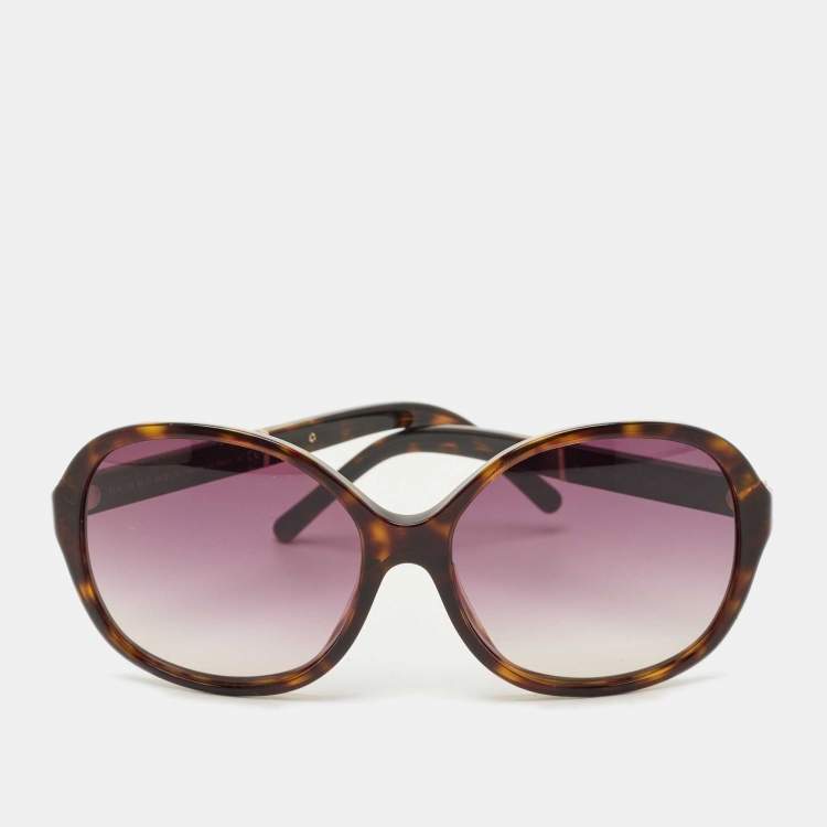 Pre Owned Burberry Tortoise Brown Gradient B 4178 Oversized Sunglasses