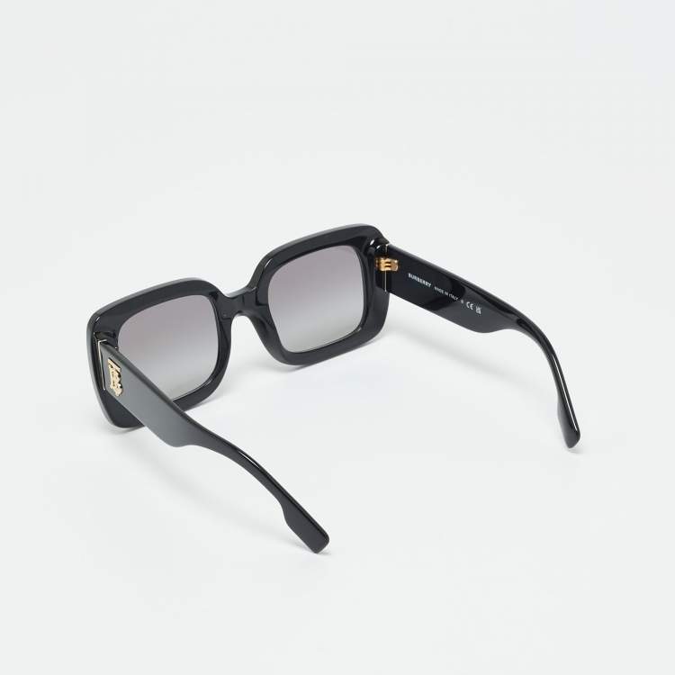 Pre Owned Burberry Black Gradient B 4327 Square Sunglasses