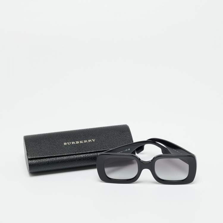 Pre Owned Burberry Black Gradient B 4327 Square Sunglasses