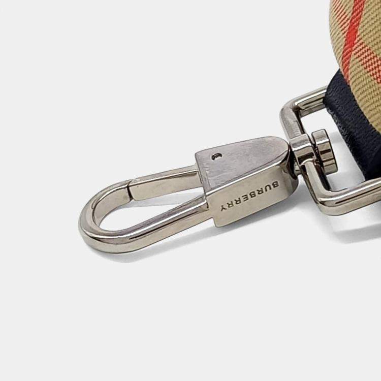 Pre Owned Burberry backpack pouch key ring and bag charm