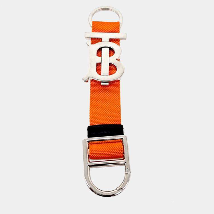 مملوكة مسبقًا Burberry Orange Silver key ring