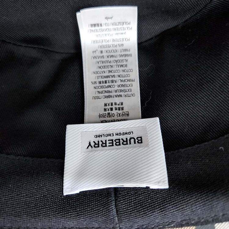 Pre Owned Burberry Beige/Multicolor Bucket Hat