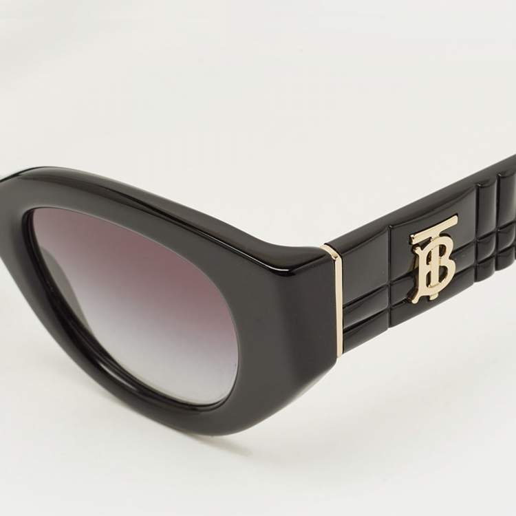 مملوكة مسبقًا Burberry Black Gradient B 4390 Cat Eye Sunglasses