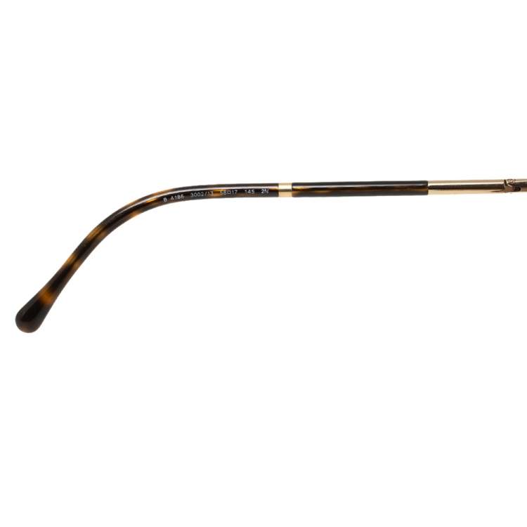 Pre Owned Burberry Brown Havana/ Brown Gradient B4186 Cat Eye Sunglasses