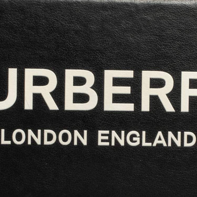 Pre Owned Burberry Black Leather Iphone X/XS Case