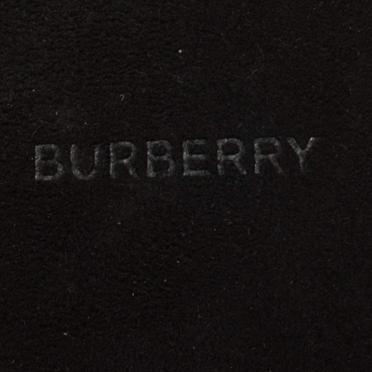 Pre Owned Burberry Black Leather Iphone X/XS Case