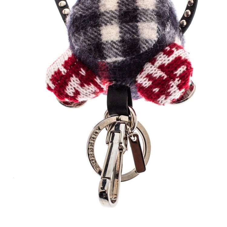 Pre Owned Burberry Multicolor Studded Doris Frog Key Ring / Bag Charm