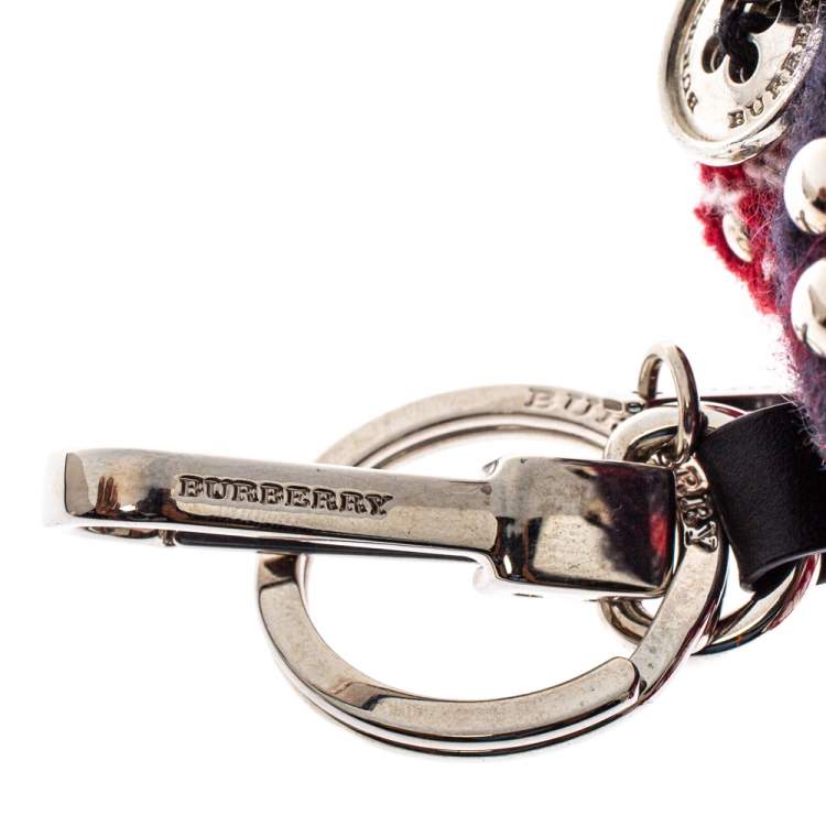 Pre Owned Burberry Multicolor Studded Doris Frog Key Ring / Bag Charm