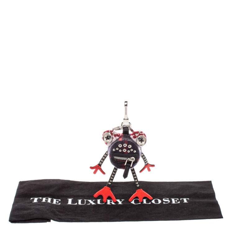 Pre Owned Burberry Multicolor Studded Doris Frog Key Ring / Bag Charm