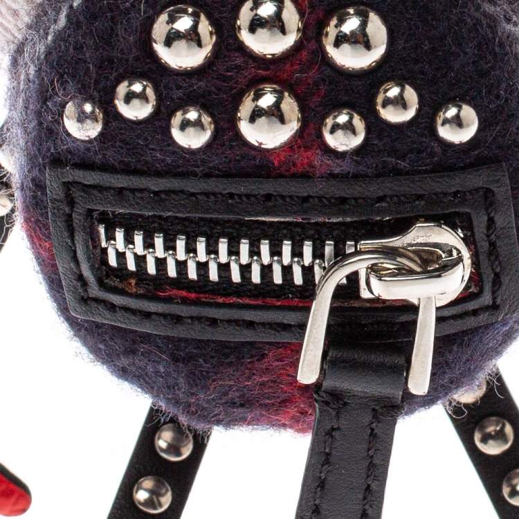 Pre Owned Burberry Multicolor Studded Doris Frog Key Ring / Bag Charm