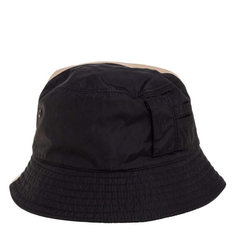 Burberry Bicolor Cotton Twill Bucket Hat XL Burberry | TLC