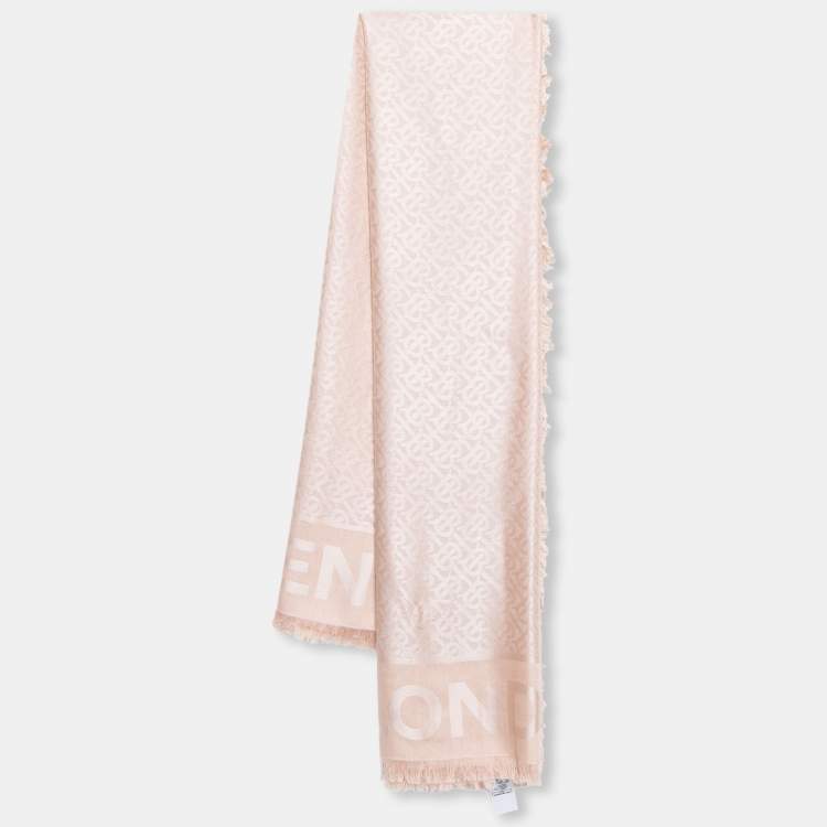 Burberry Monogram heritage silk square scarf - ShopStyle Scarves