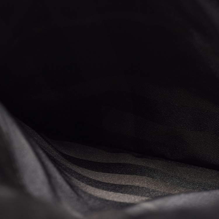 Pre Owned Burberry Black Leather Tablet Sleeve 