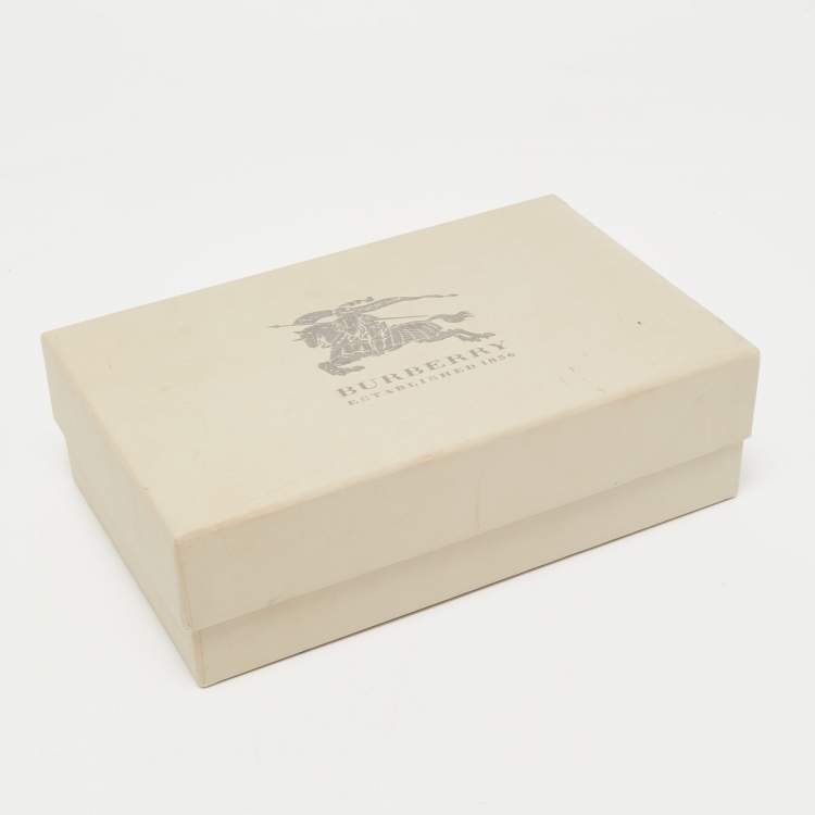 Pre Owned Burberry Beige Supernova Check Coated Canvas Heart Buckle Belt 95CM