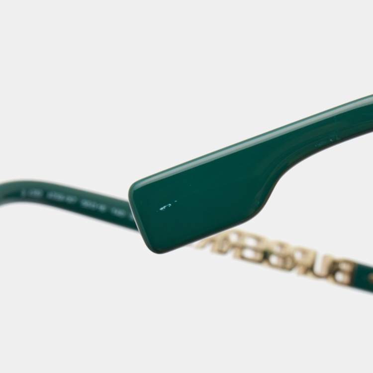Pre Owned Burberry Green/Black Joni Sunglasses