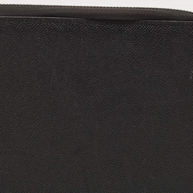 Pre Owned Burberry Black Leather Tablet Case