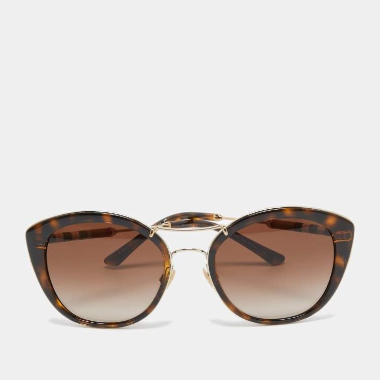 Burberry Brown Gradient B4251 Q Butterfly Sunglasses Burberry The Luxury Closet