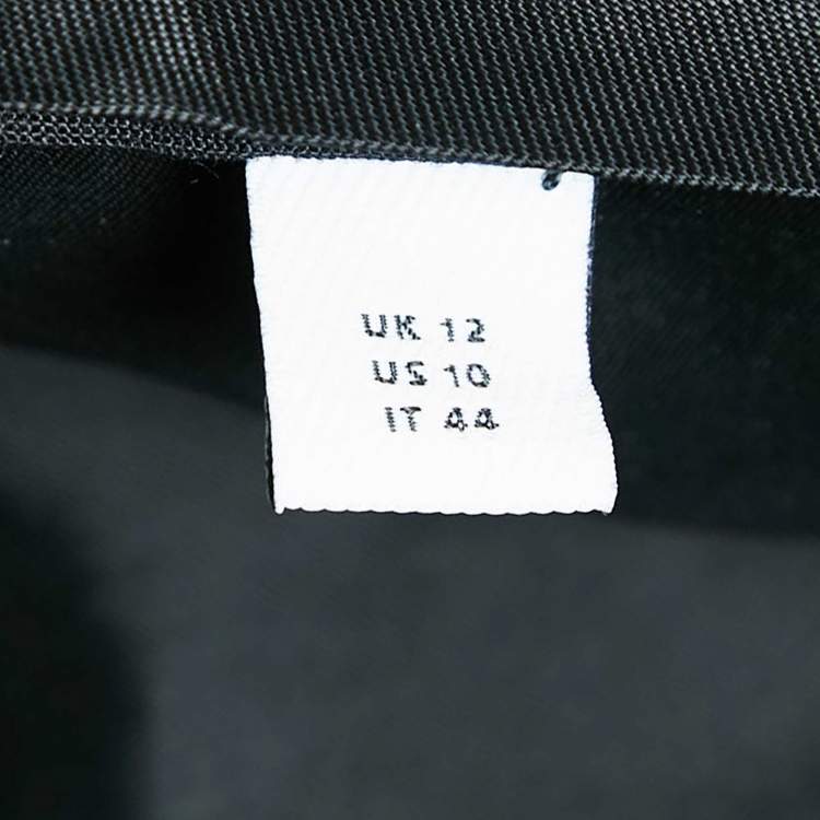 Pre Owned Burberry Black Virgin Wool Fringed Slim Leg Pants M