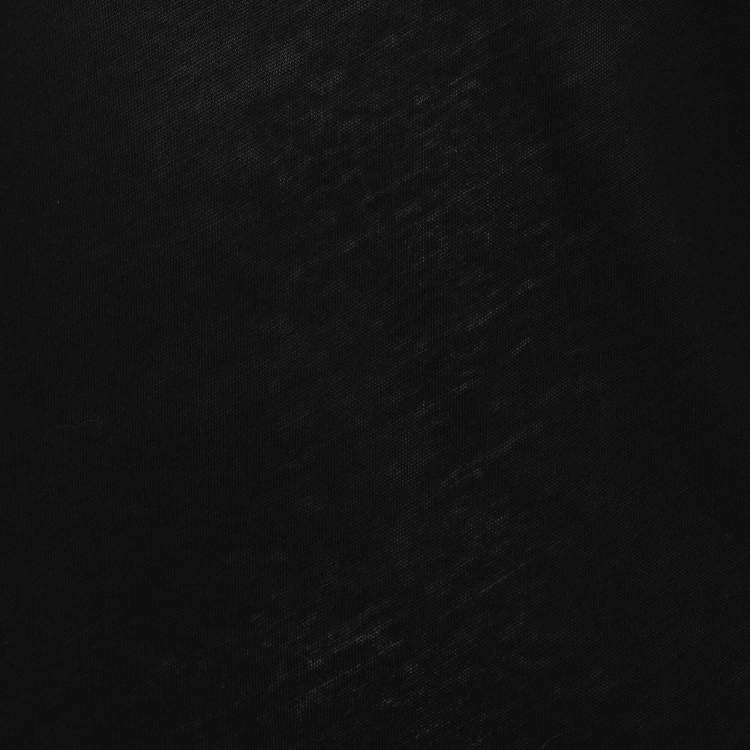 Pre Owned Burberry Black Cotton Long Sleeve Top M