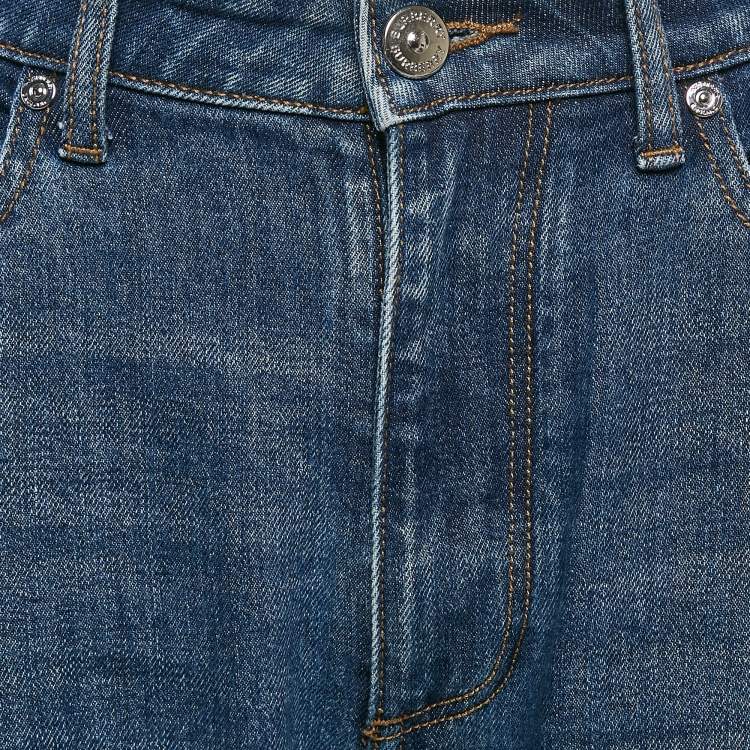 Pre Owned Burberry Blue Denim Washed Jeans M Waist 28"