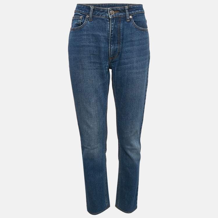 Pre Owned Burberry Blue Denim Washed Jeans M Waist 28"