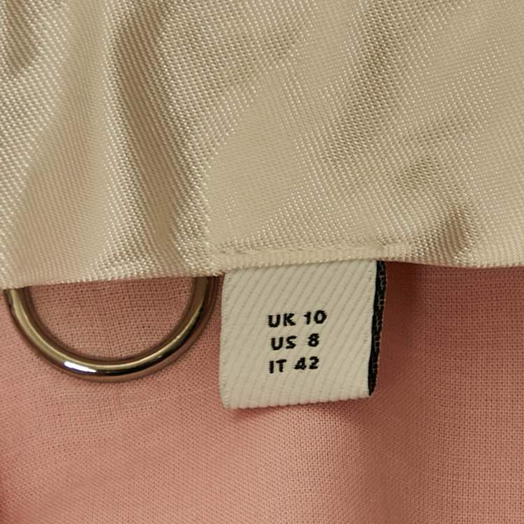 Pre Owned Burberry Pink Cotton Bermuda Shorts M