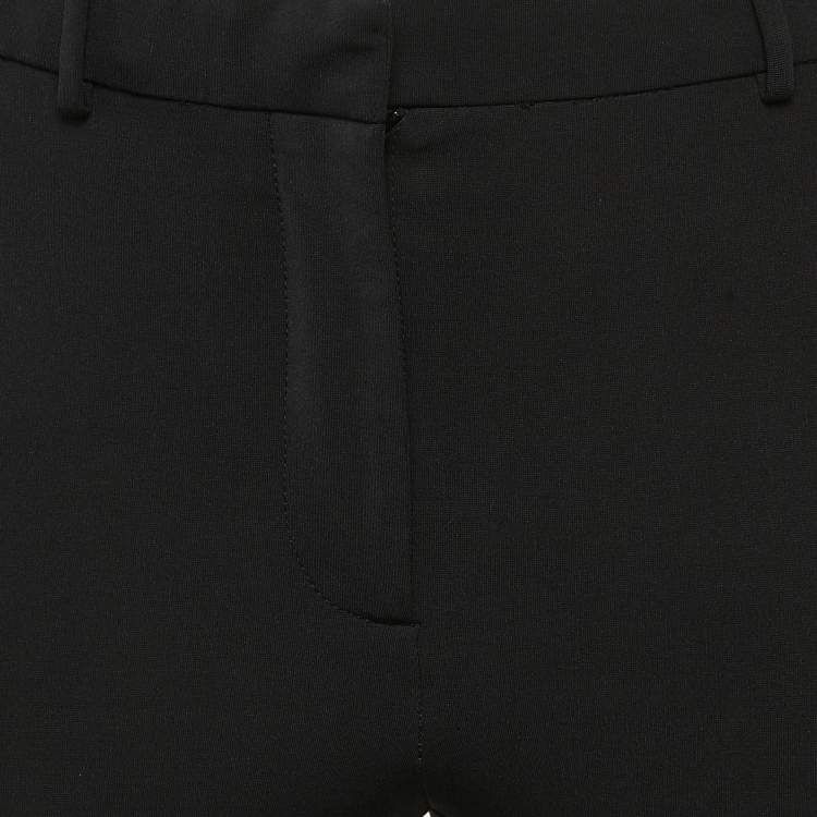 Pre Owned Burberry Black Jersey Skinny Fit Trousers XS
