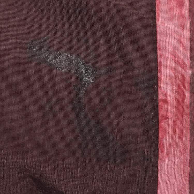 Pre Owned Burberry Multicolor Satin Sleeveless Midi Dress M