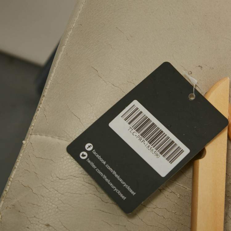 Pre Owned Burberry Beige Wool Blend Trench Coat M 