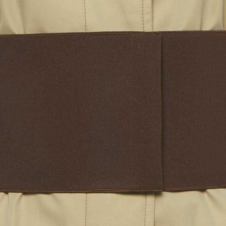 Pre Owned Burberry Beige Cotton Trench Coat S 