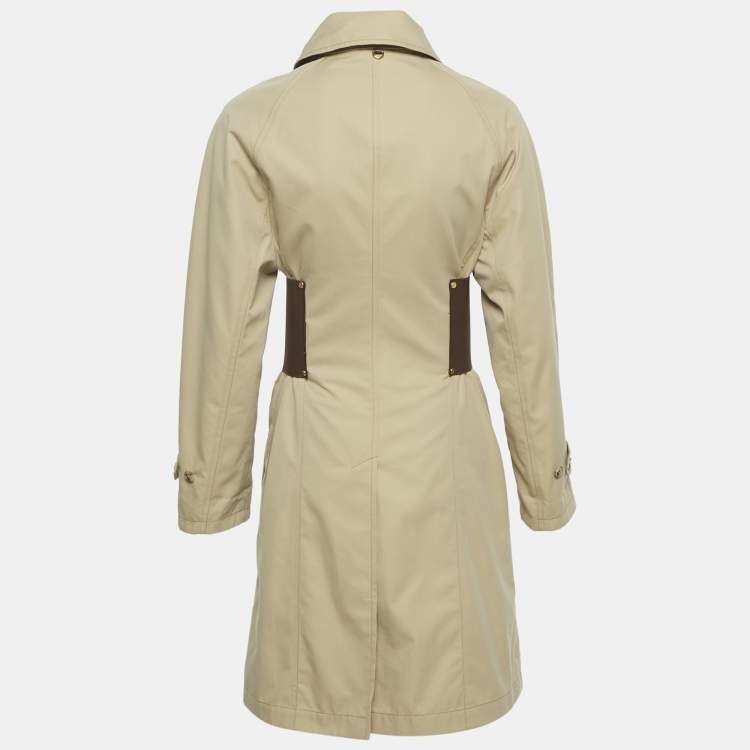 Pre Owned Burberry Beige Cotton Trench Coat S 