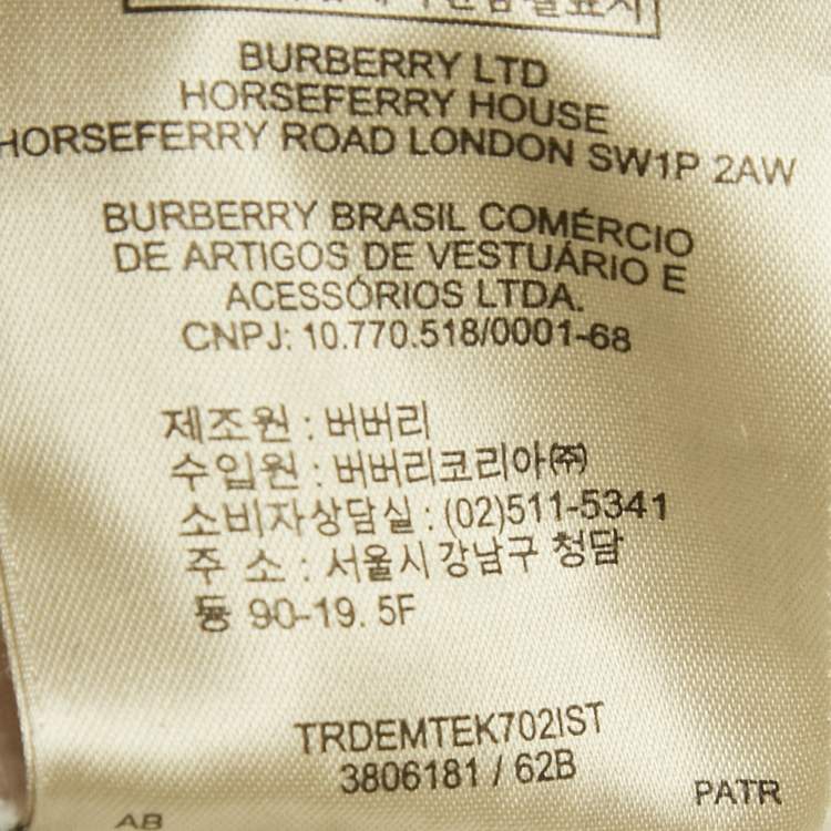 مملوكة مسبقًا Burberry White Denim Micklesfield Skinny Leg Jeans M/Waist 29"