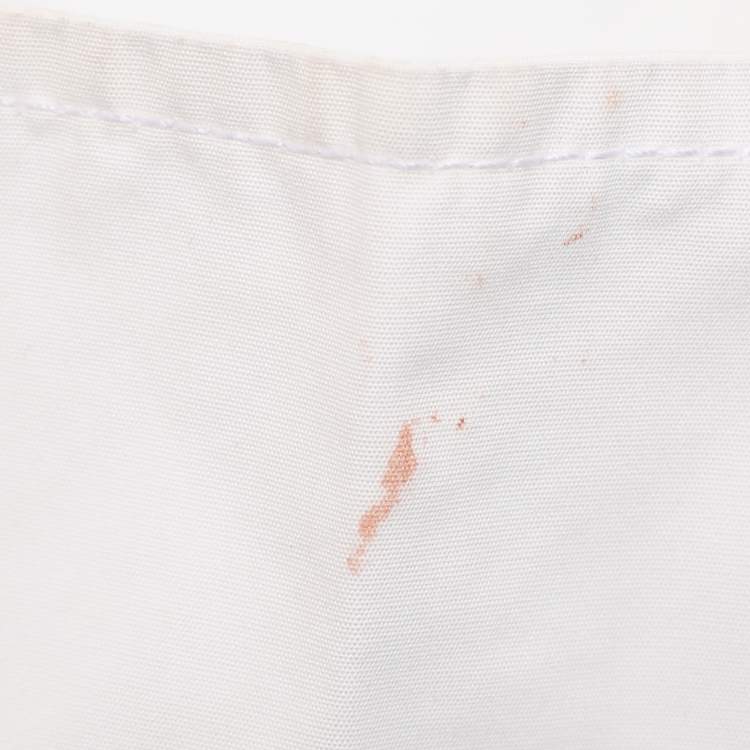 Pre Owned Burberry White Cotton Long Sleeve Shirt S