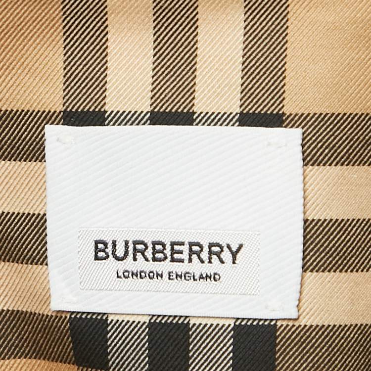 Pre Owned Burberry Beige Anette Vintage Check Cotton Shirt M