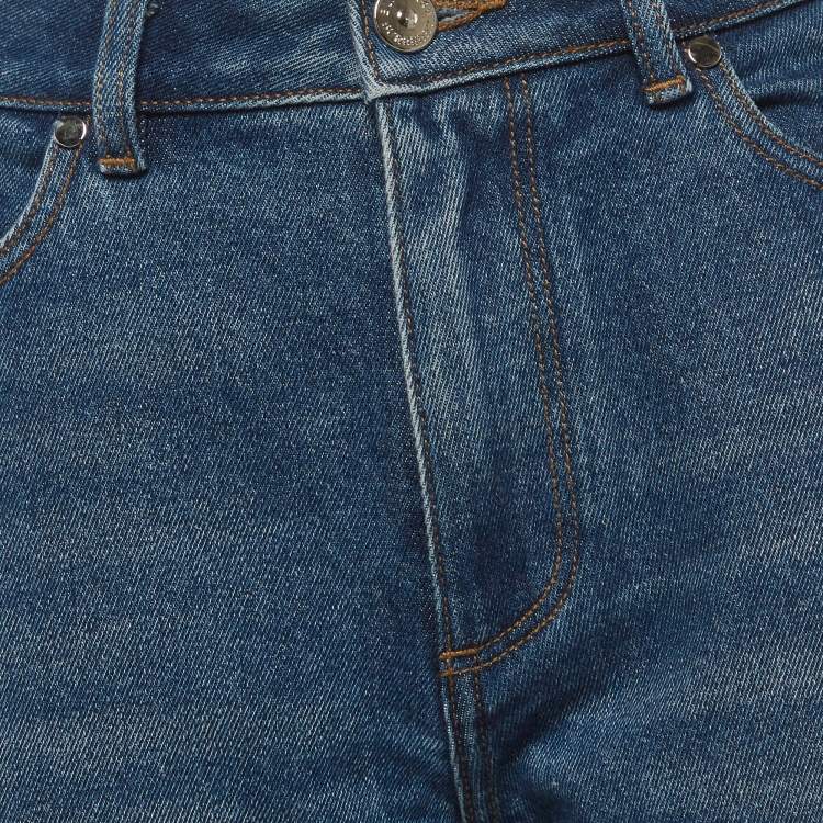 Pre Owned Burberry Blue Denim Marissa Jeans M/Waist 27"