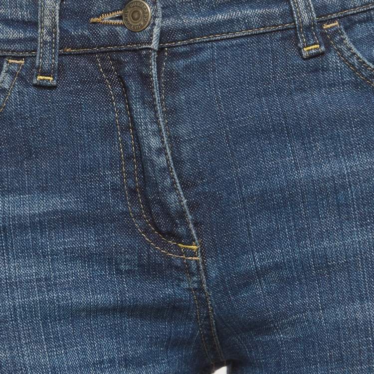Pre Owned Burberry Blue Denim Regular Fit Jeans S/Waist 26"