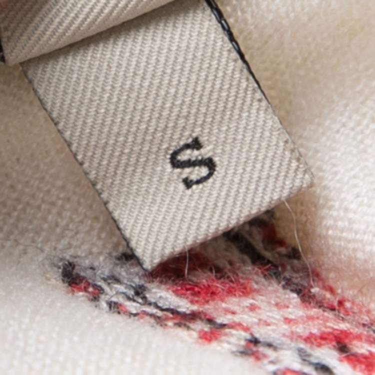 Pre Owned Burberry London Beige Silk and Cashmere Knit Rope Cord Detail Sleeveless Top S