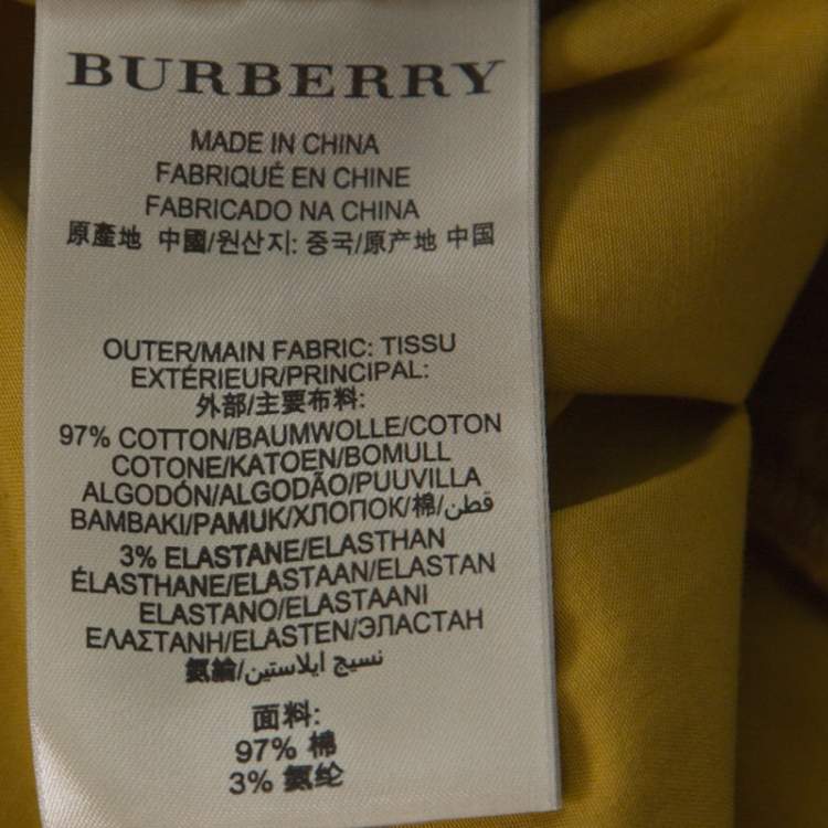 burberry shorts womens yellow