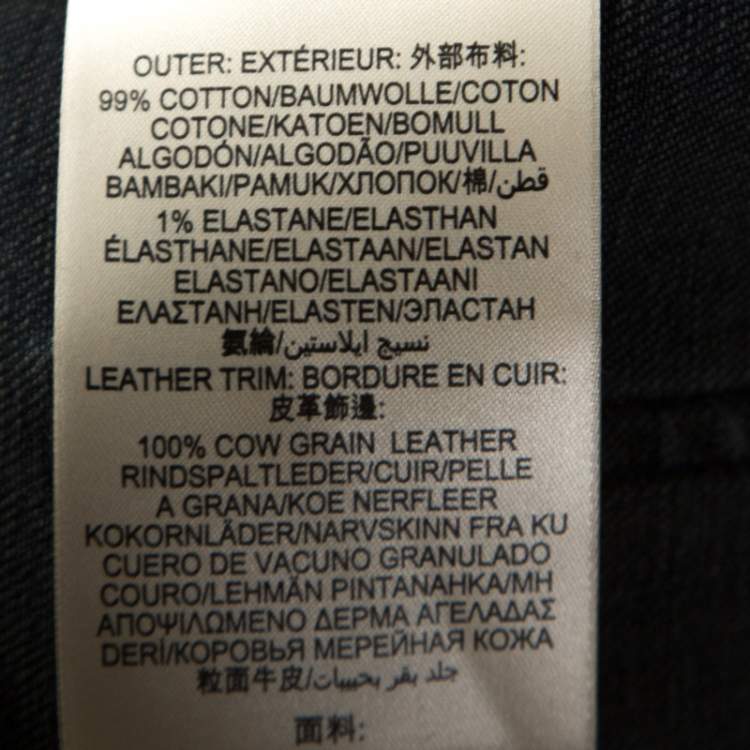 Pre Owned Burberry Indigo Blue Denim Low Rise Slim Fit Jeans M