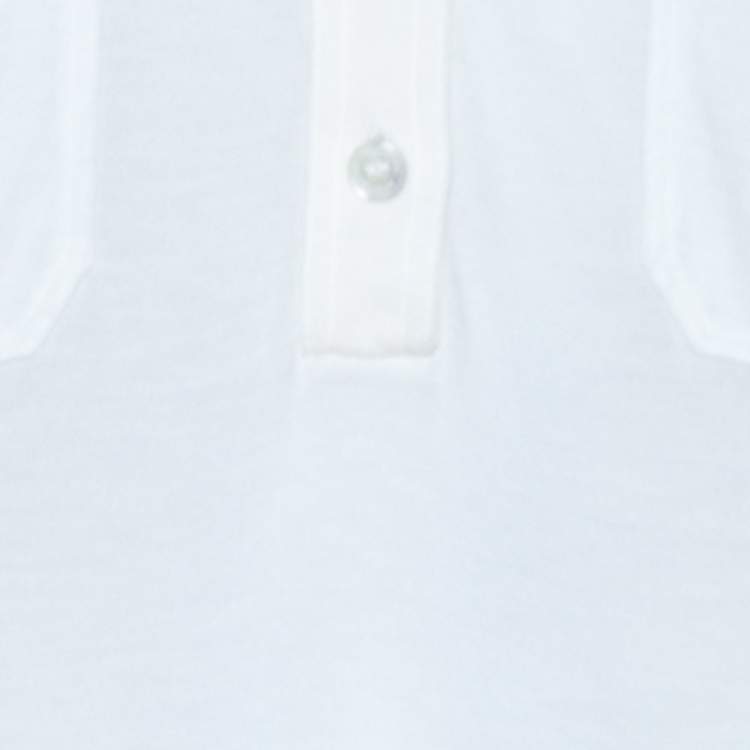 مملوكة مسبقًا Burberry Brit White Modal Collared Top M
