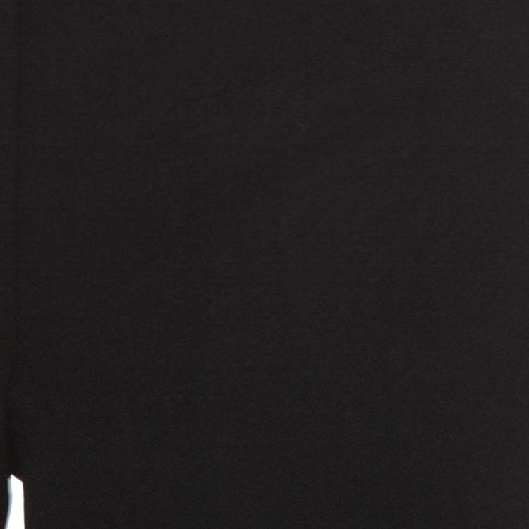 مملوكة مسبقًا Burberry Black Stretch Wool Blend Tailored Trousers S