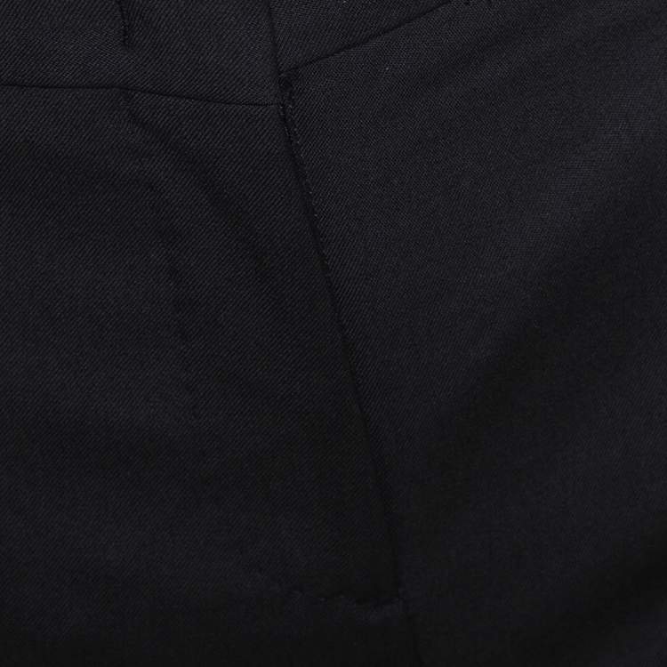 مملوكة مسبقًا Burberry Black Wool Tailored Trousers S
