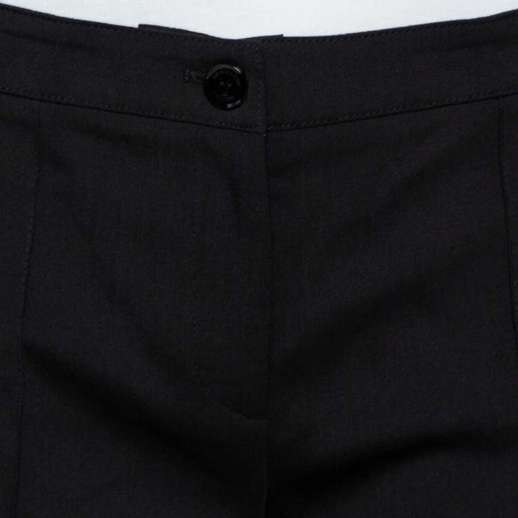 مملوكة مسبقًا Burberry London Black Wool Blend Tailored Trousers S