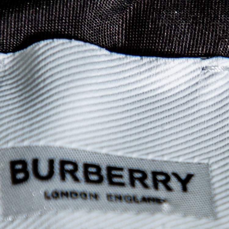 Pre Owned Burberry Black Jersey Strap Detail Tailored Trousers M