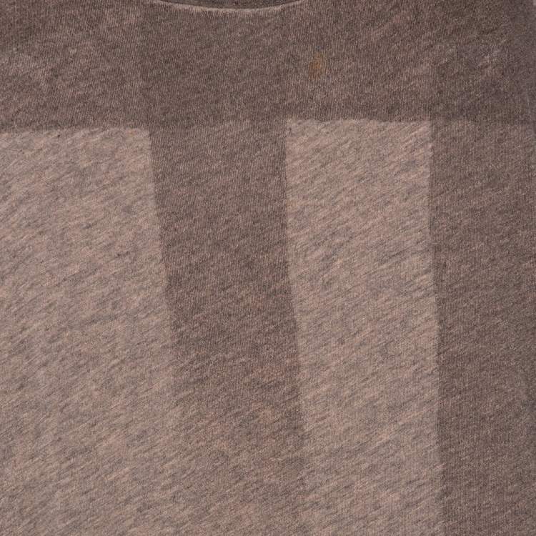 Pre Owned Burberry Brit Taupe Checkered Knit Sleeveless Top M