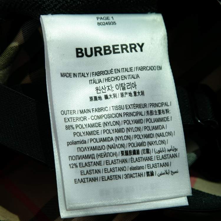 Pre Owned Burberry Beige Vintage Check Stretch Jersey Corset Mini Dress S
