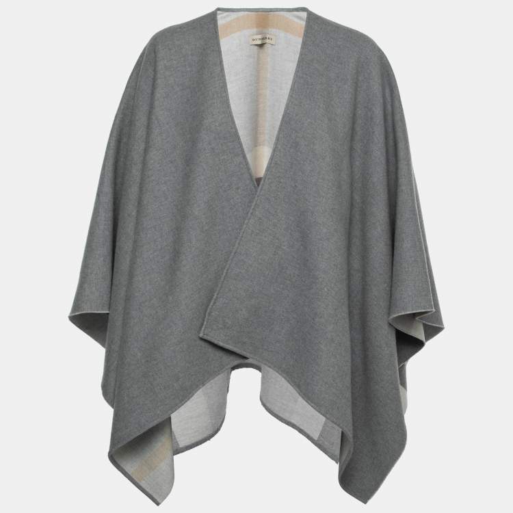 Burberry cape fashion grey