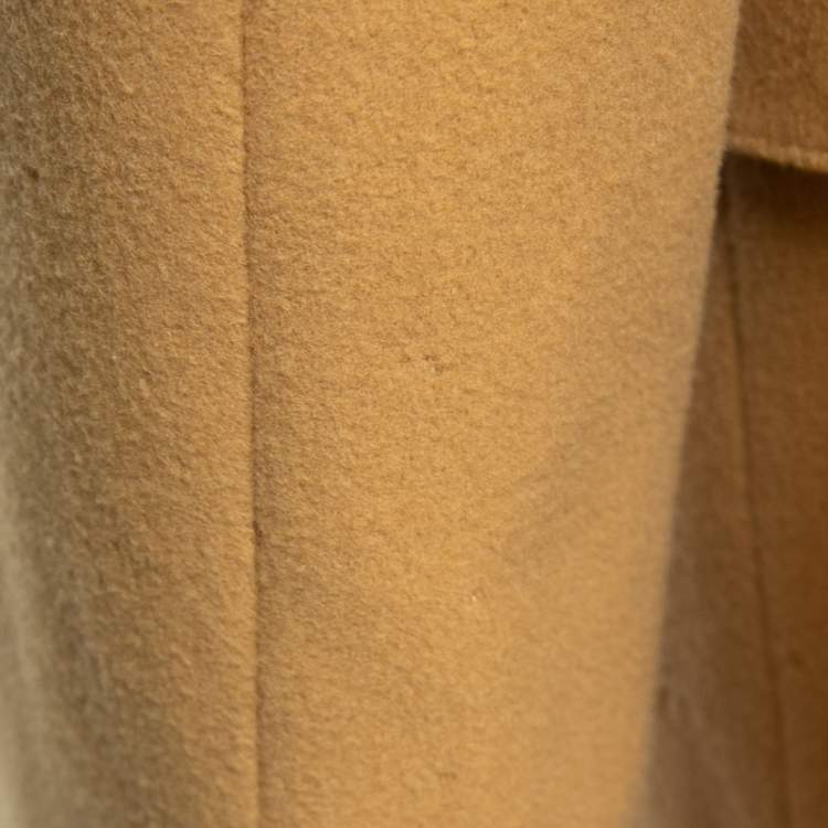 Pre Owned Burberry Vintage Beige Wool & Cashmere Single-Breasted Blazer M